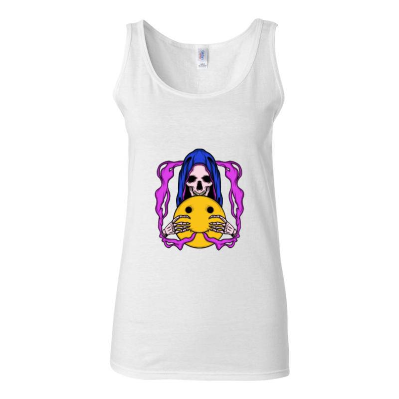 Witch Skull Tank Top T-Shirt