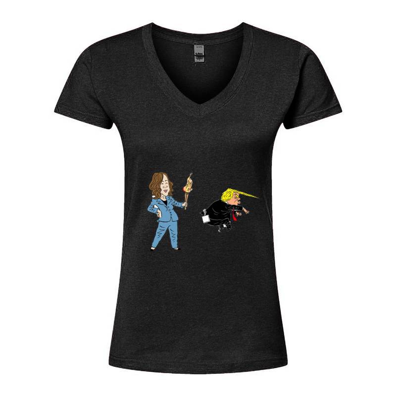 Kamala Trump V-Neck T-Shirt