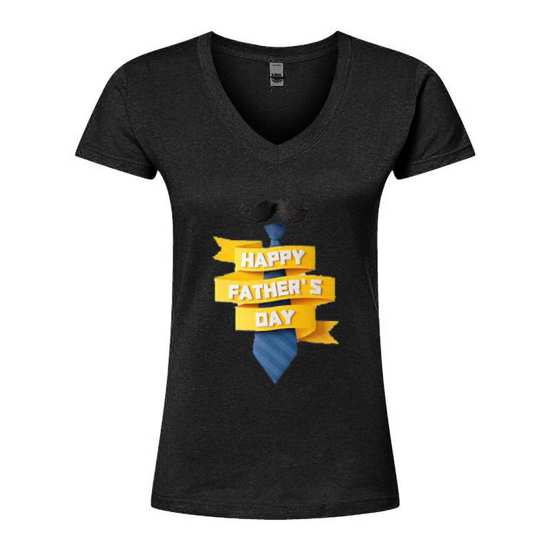 Happy V-Neck T-Shirt