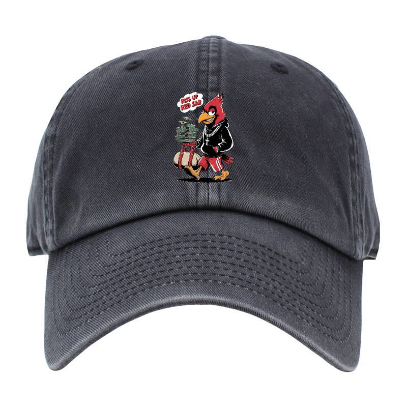 Riss Up Red Sar Baseball Cap