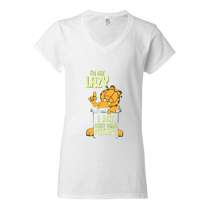 I'm Not Lazy I Just Enjoy Doing Nothing V-Neck T-Shirt