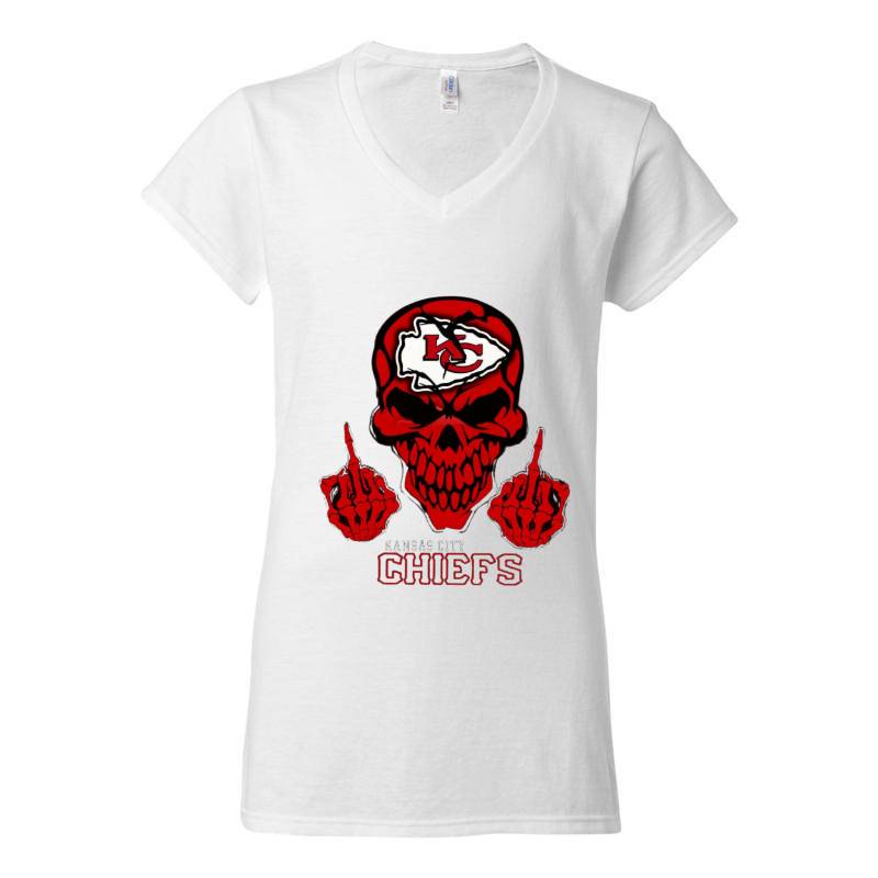Kansas City Chiefs V-Neck T-Shirt