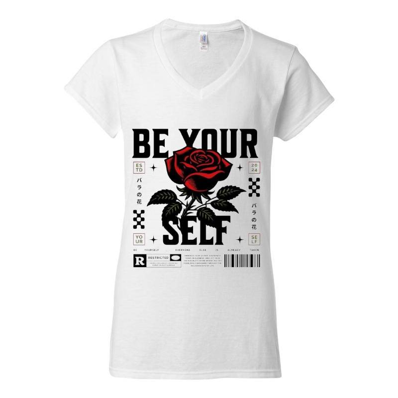 Be yourself V-Neck T-Shirt