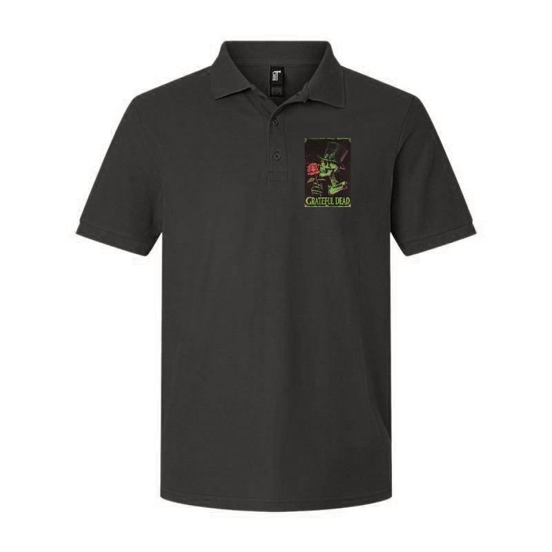 Grateful Dead Skull Polo T-Shirt