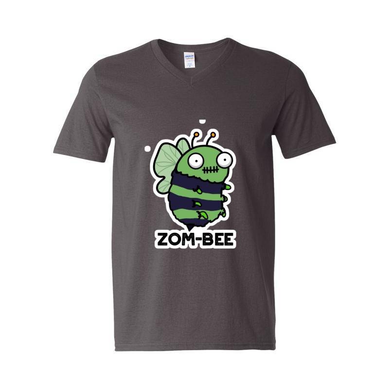 Zombie bee V-Neck T-Shirt
