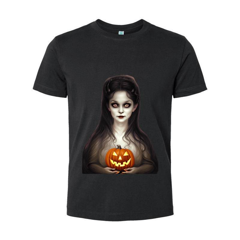 Halloween A Cute Vampire Head Face T-Shirt 