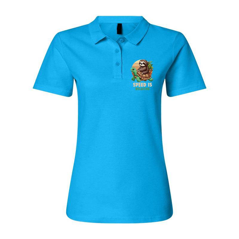 Speed Is Relative Polo T-Shirt