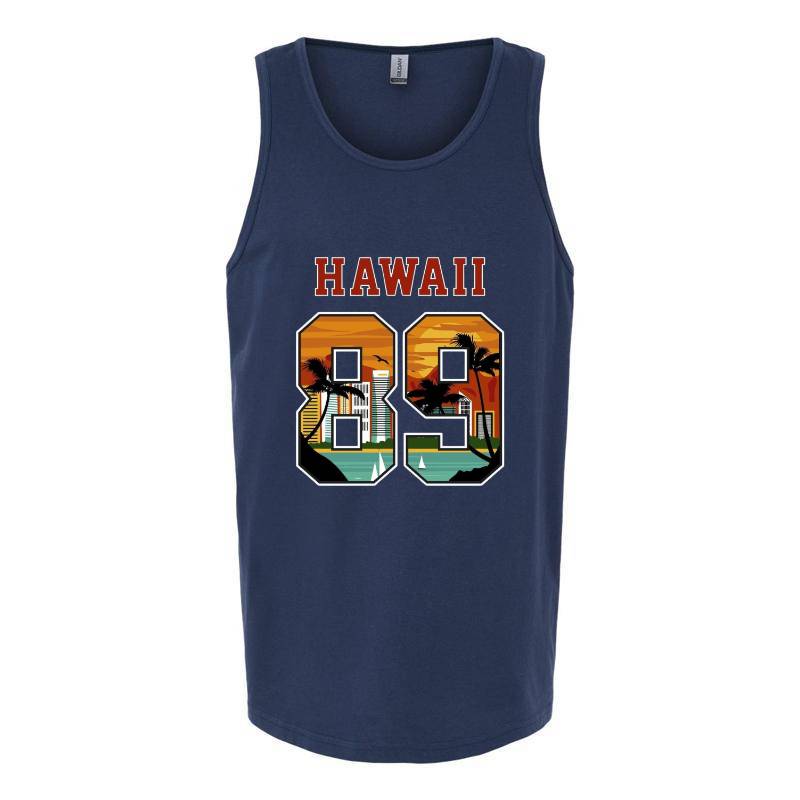 Hawaii 89 Tank Top T-Shirt