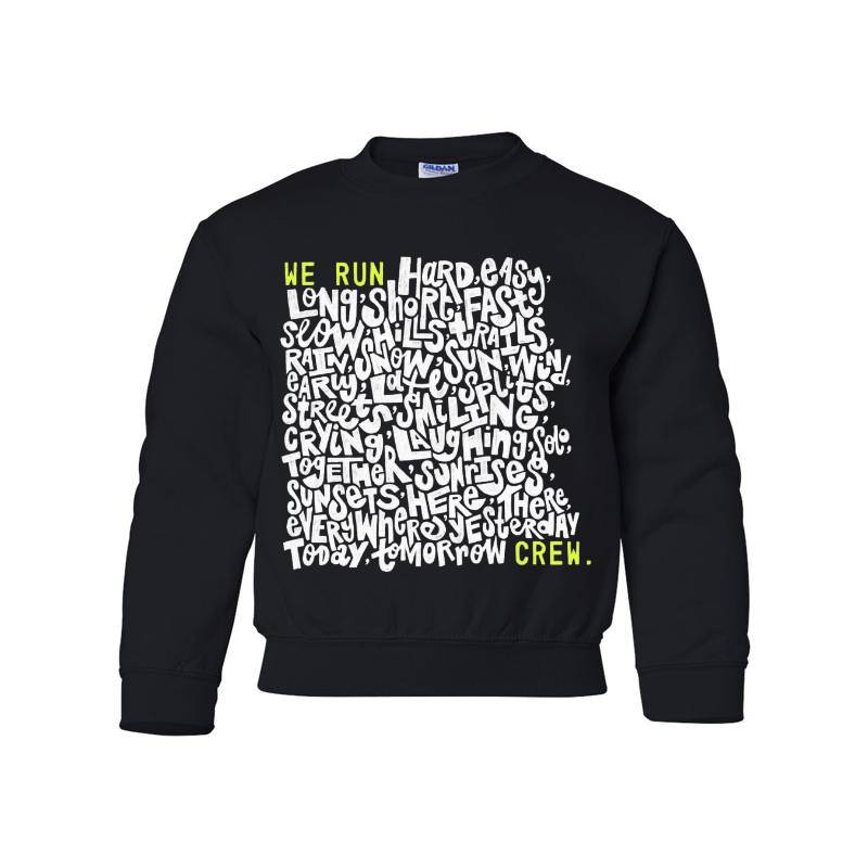 We Run Crew Youth Crewneck Sweatshirt 