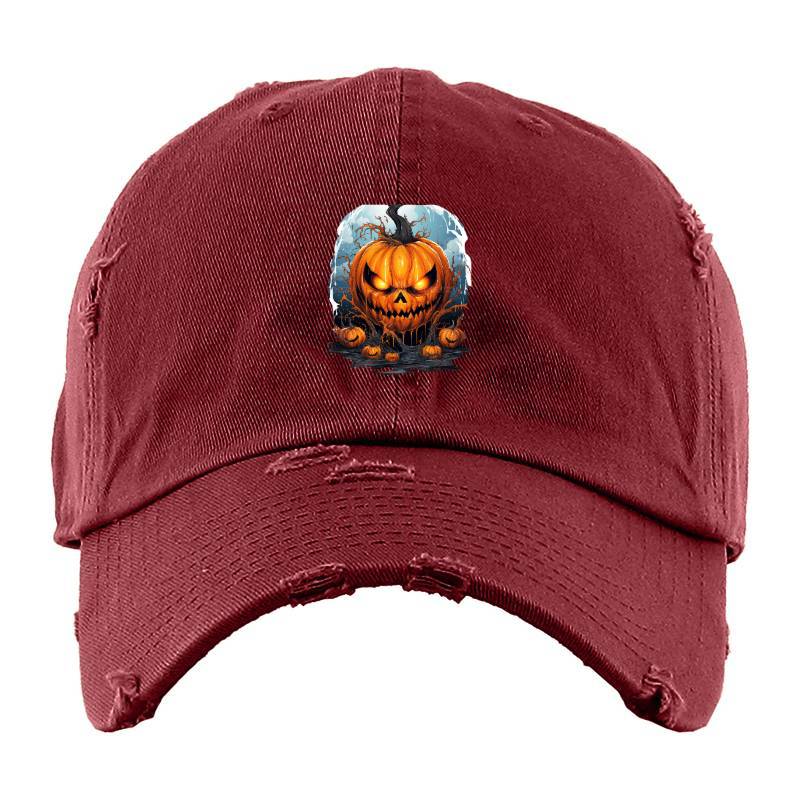 Scary Halloween Cartoon Baseball Cap
