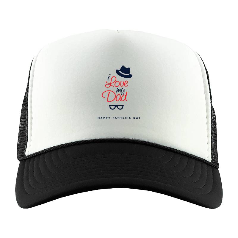 I Love My Dad Trucker Hat