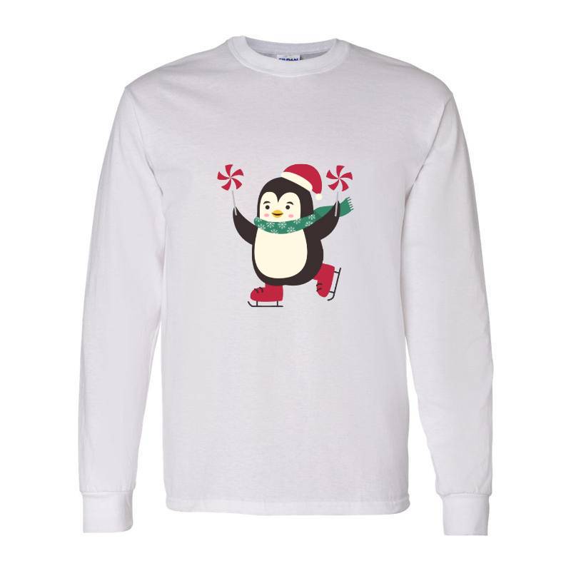 Cristmas penguin Long Sleeve Shirt