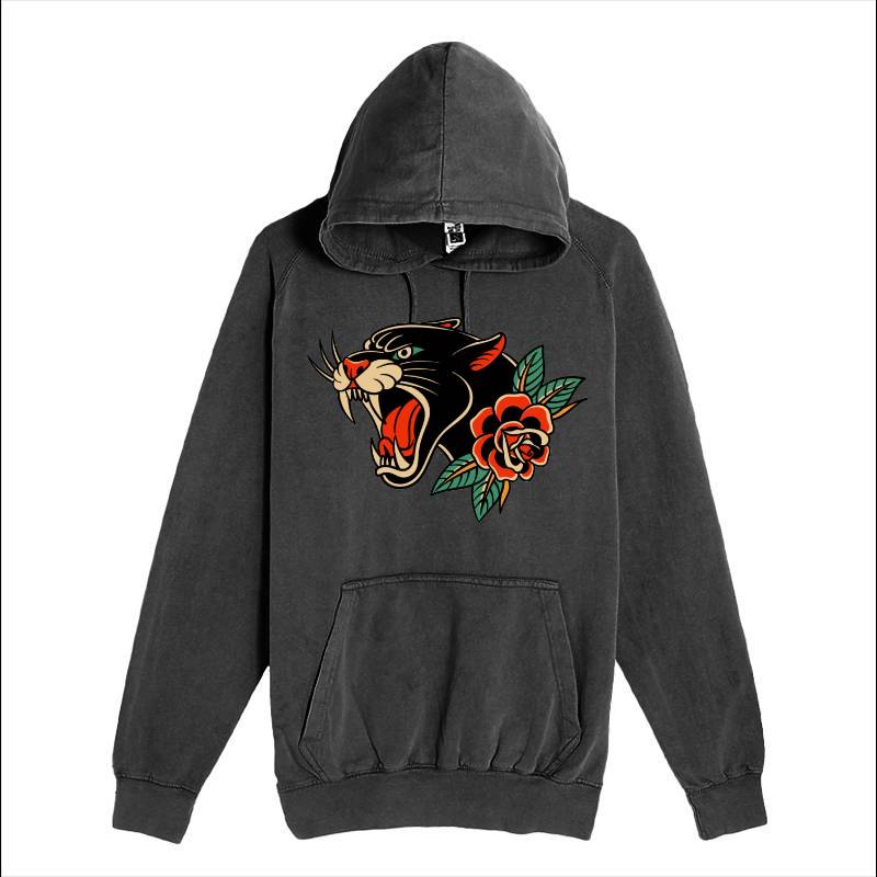 Rose and Tiger Hoodie