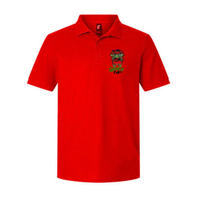 Cristmas Grinch Polo T-Shirt