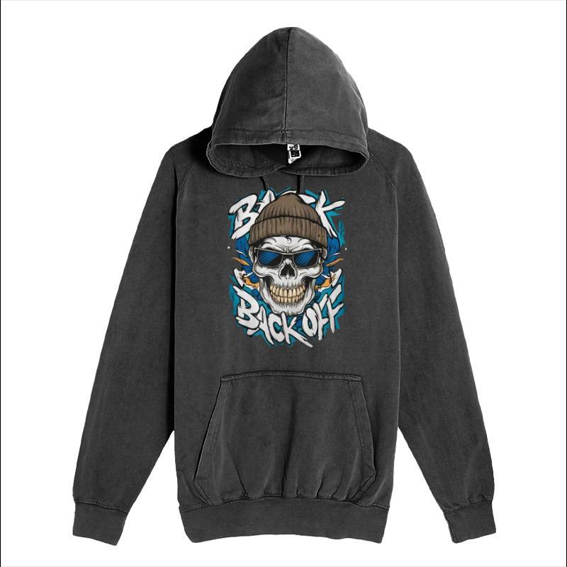 Back off Skull Hoodie