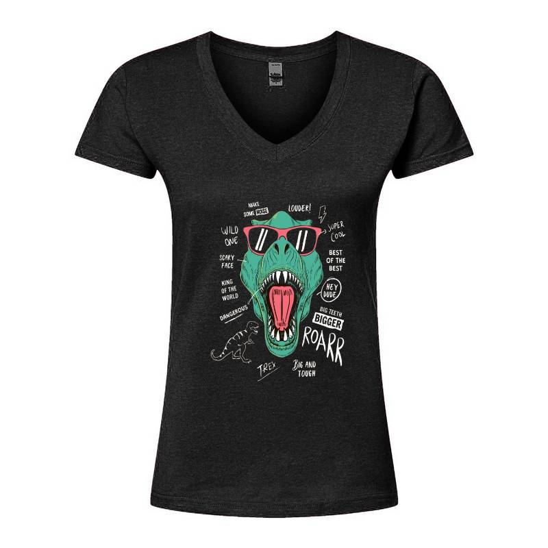 Dino V-Neck T-Shirt