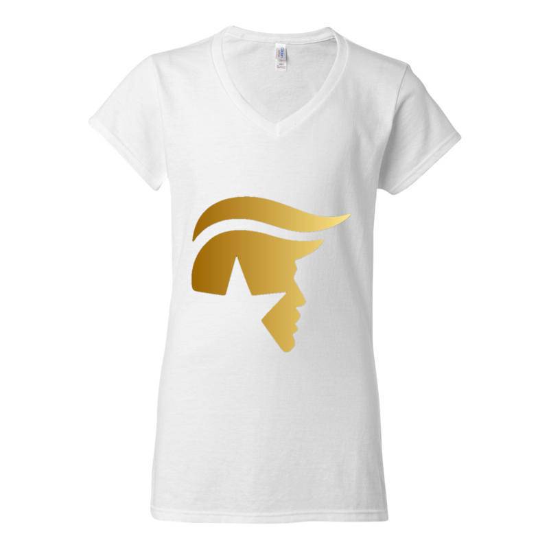 Trump Star Gold V-Neck T-Shirt