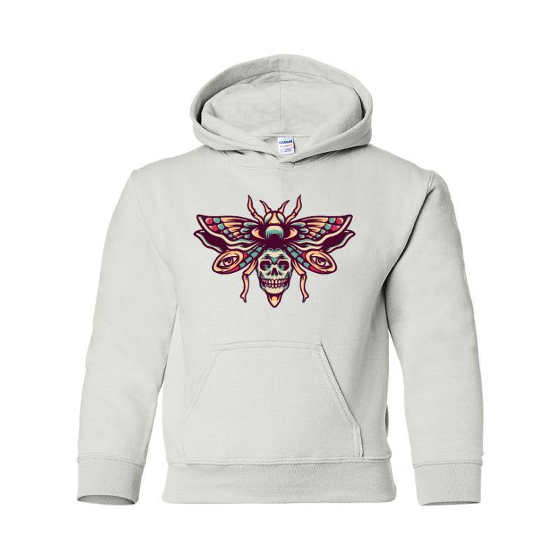 Butterfly Skull Hooded Sweatshirt