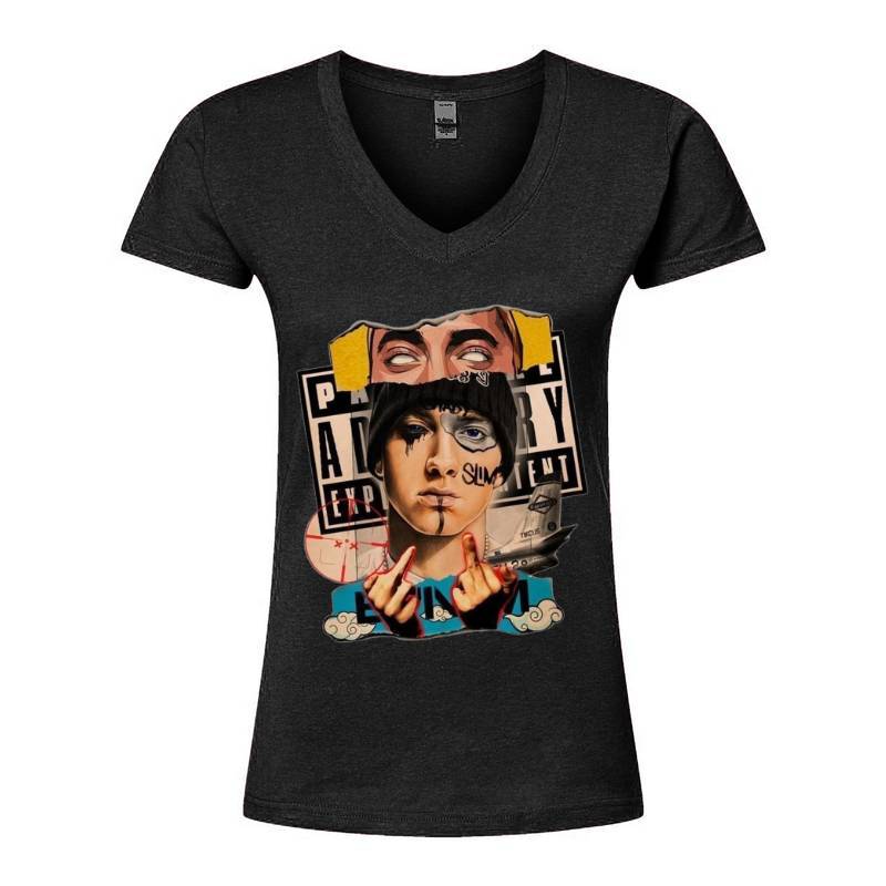 EMINEM V-Neck T-Shirt
