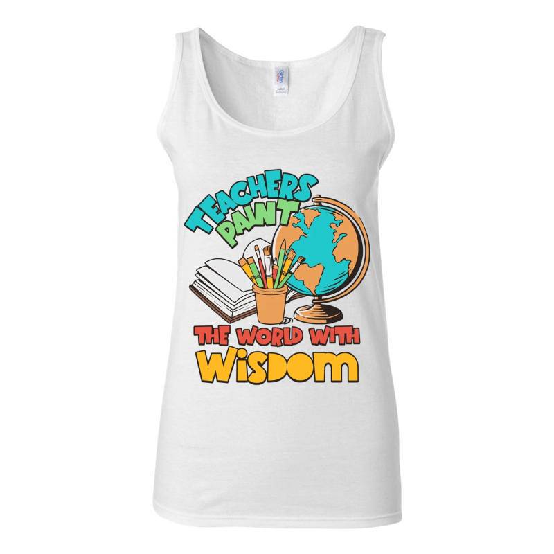 Teachers Paint Tank Top T-Shirt