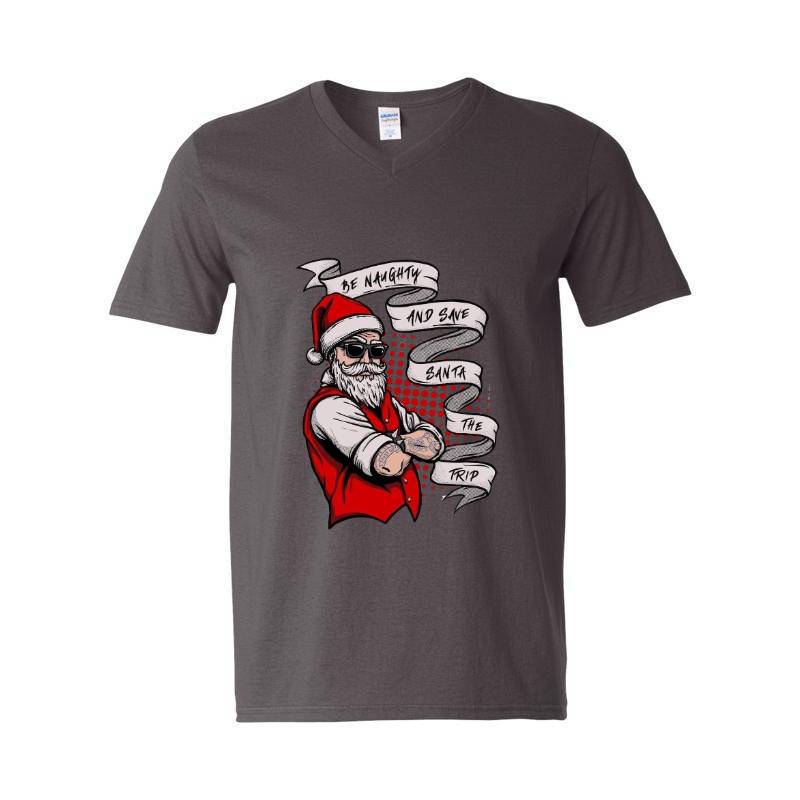 Cristmas Santa V-Neck T-Shirt