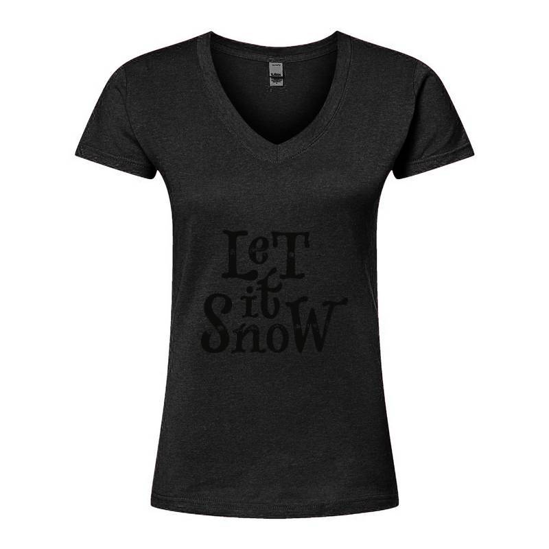 Let it snow V-Neck T-Shirt