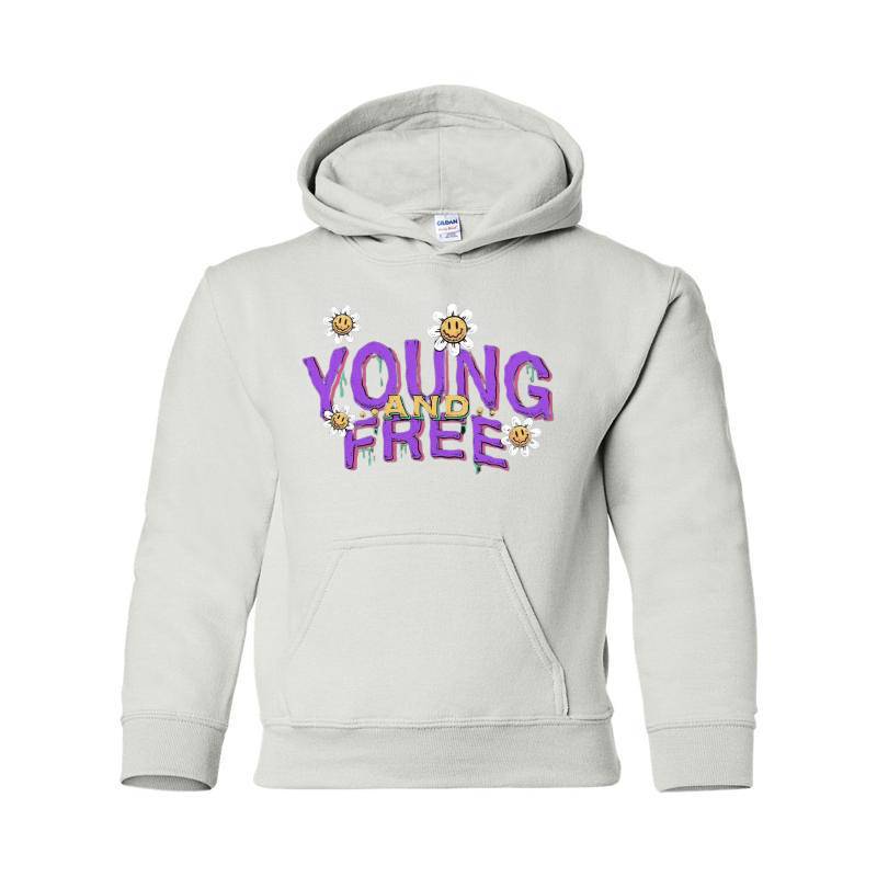 Young And Free Hooded Sweatshirt
