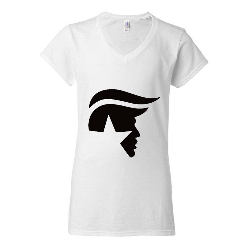 Trump Start Black V-Neck T-Shirt