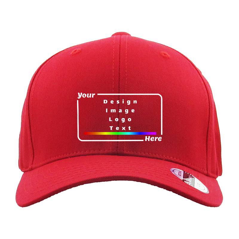 Your Design Here Caps Red Hat