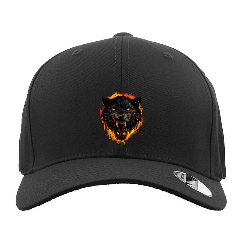 Night Wolf Ladies Fitted Hat