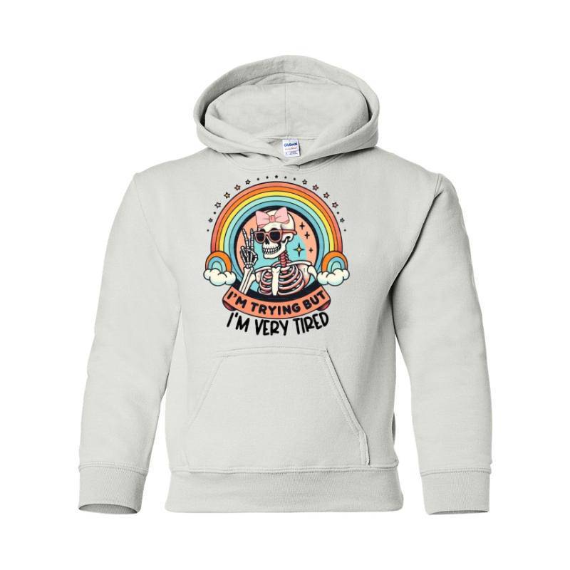 Rainbow Skull Hooded Sweatshirt