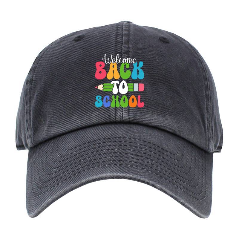 Welcome Back To School Baseball Cap