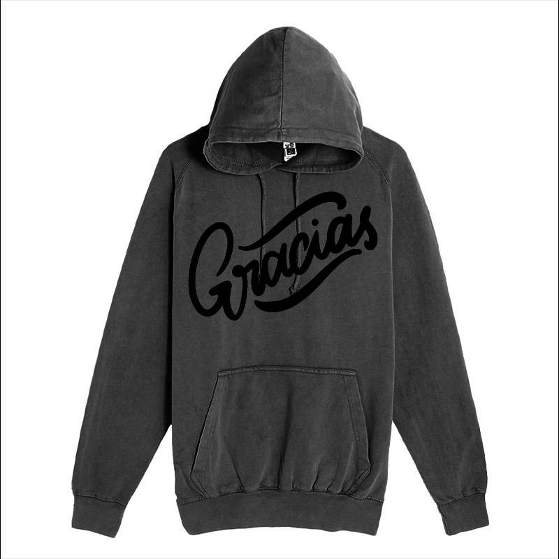Gracias Black Hoodie