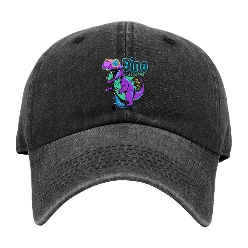 Dino Scooter Baseball Cap
