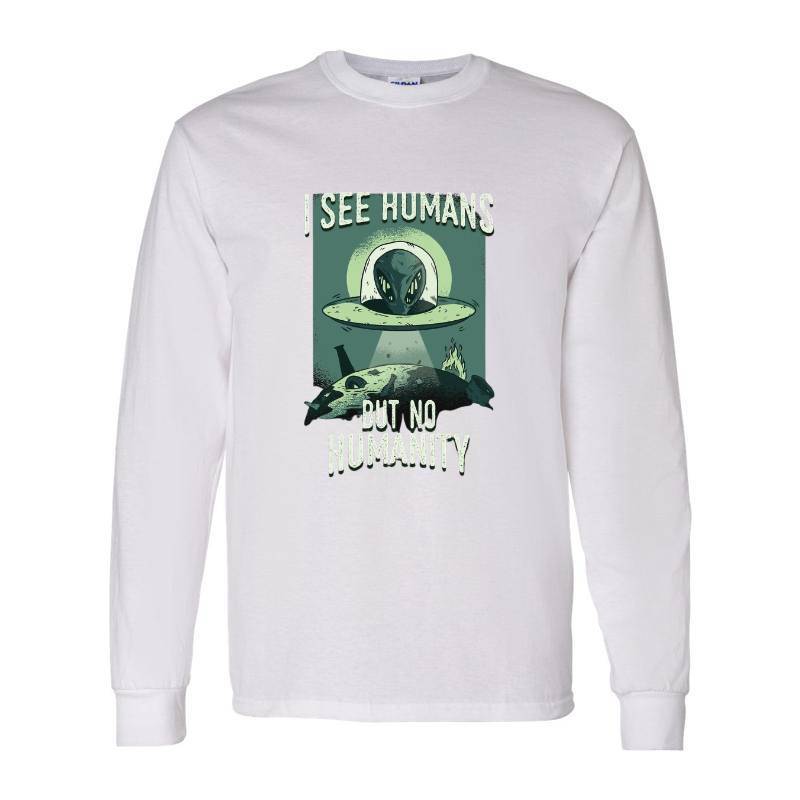 I See Humans But Nı Humanity Long Sleeve Shirt