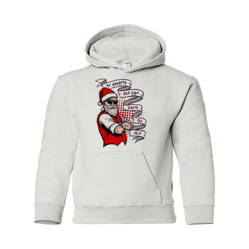Cristmas Santa Hooded Sweatshirt