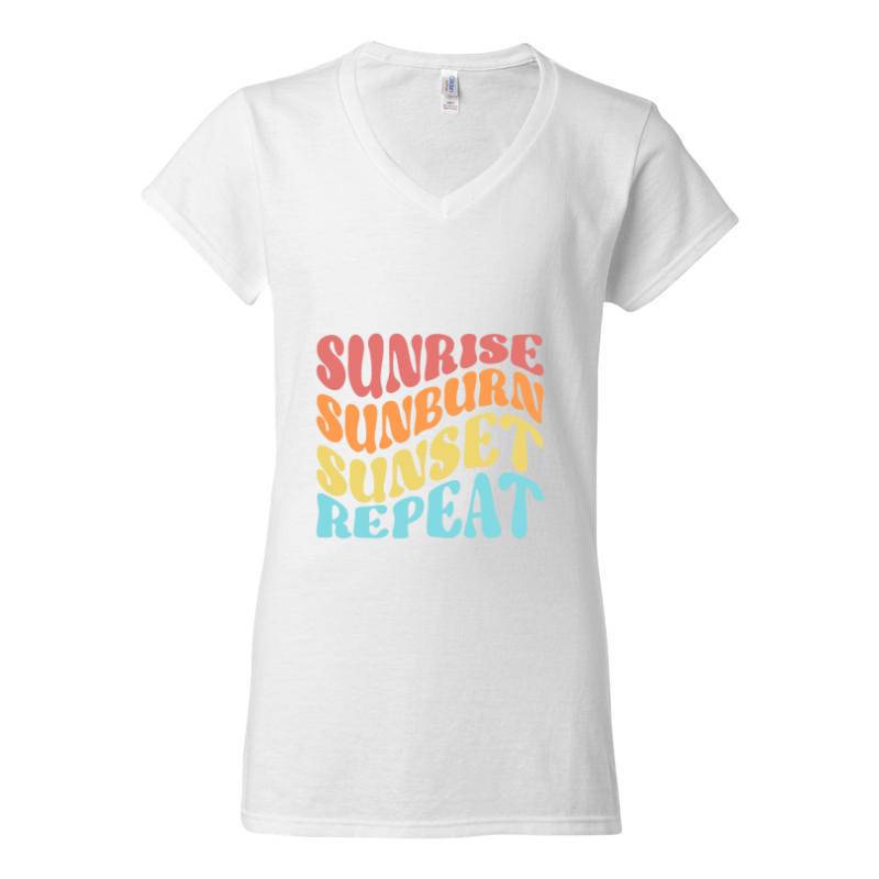 SUN V-Neck T-Shirt