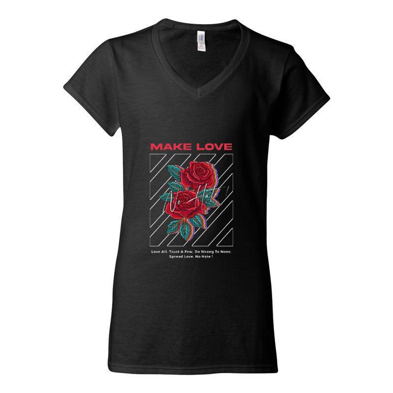 Make Love V-Neck T-Shirt