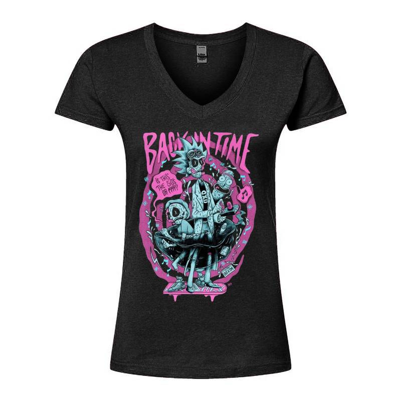 Ricky and Morty V-Neck T-Shirt