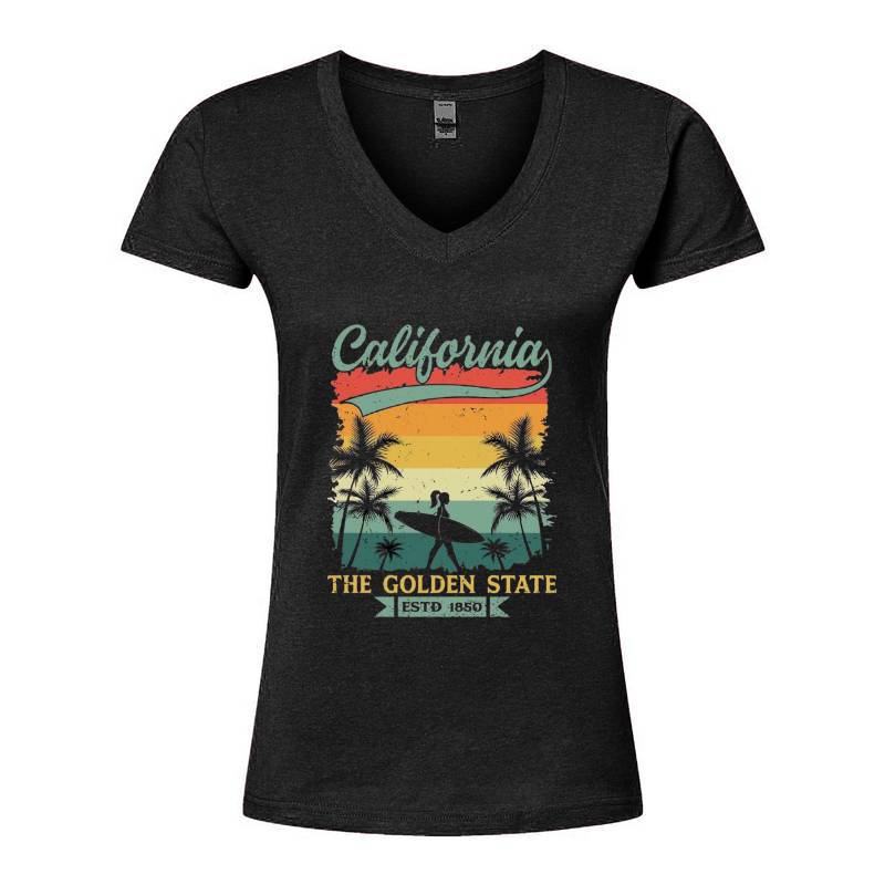 California V-Neck T-Shirt