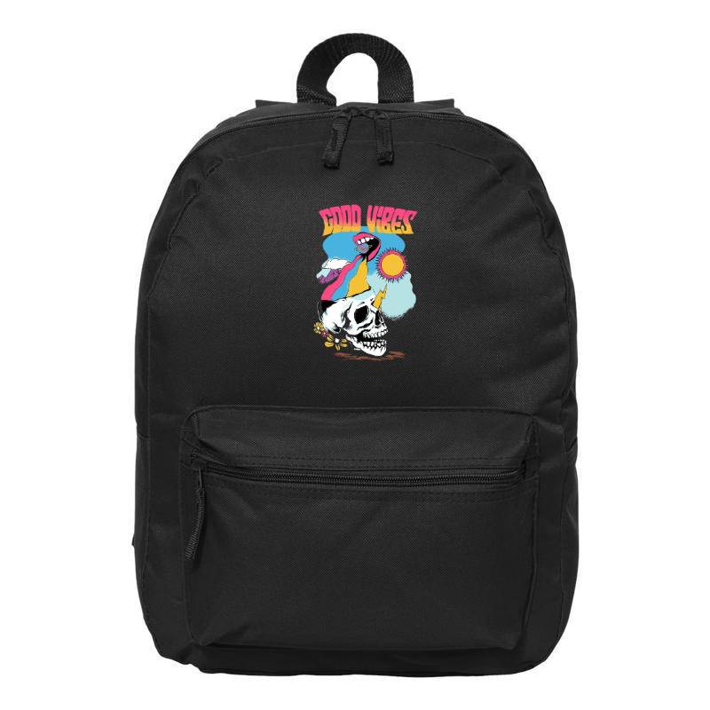 Good Vibes Skull Backpack
