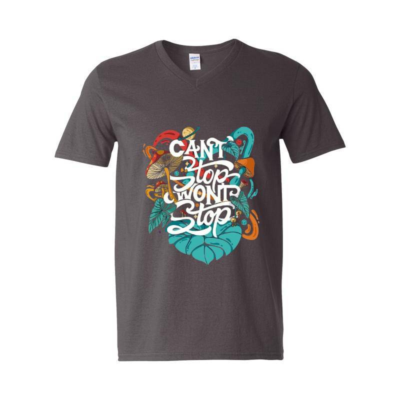 Can't Stop V-Neck T-Shirt