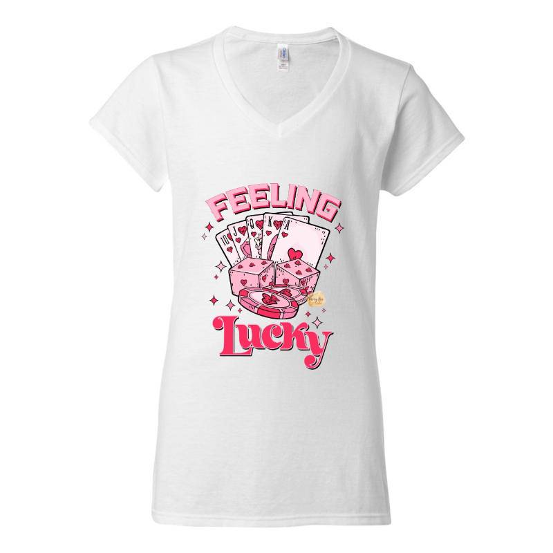 Valentine's Day V-Neck T-Shirt