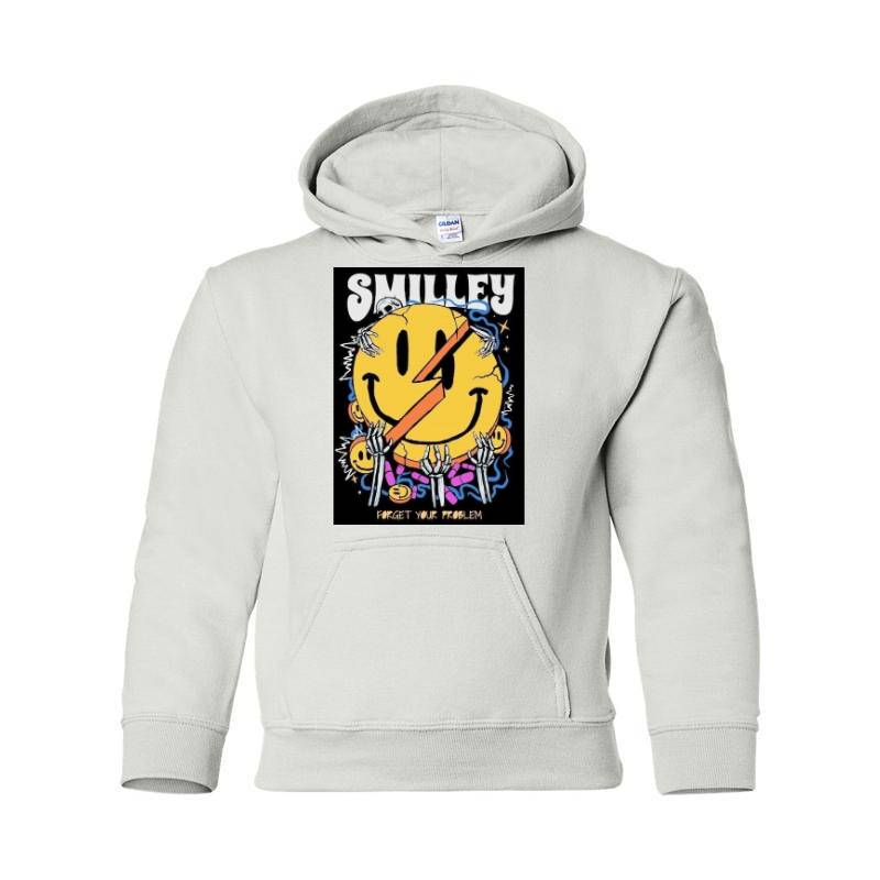 Smile Skull Hooded Sweatshirt