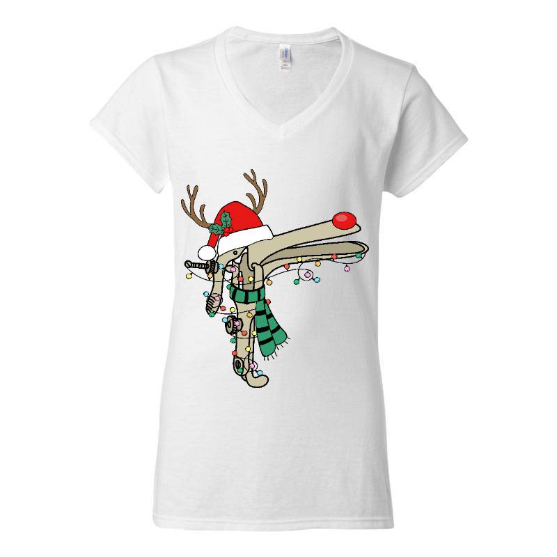 Deer V-Neck T-Shirt