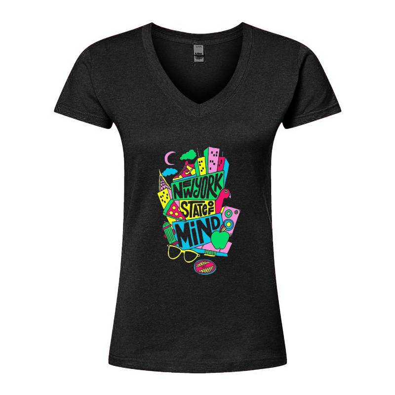 New York State If Mind V-Neck T-Shirt