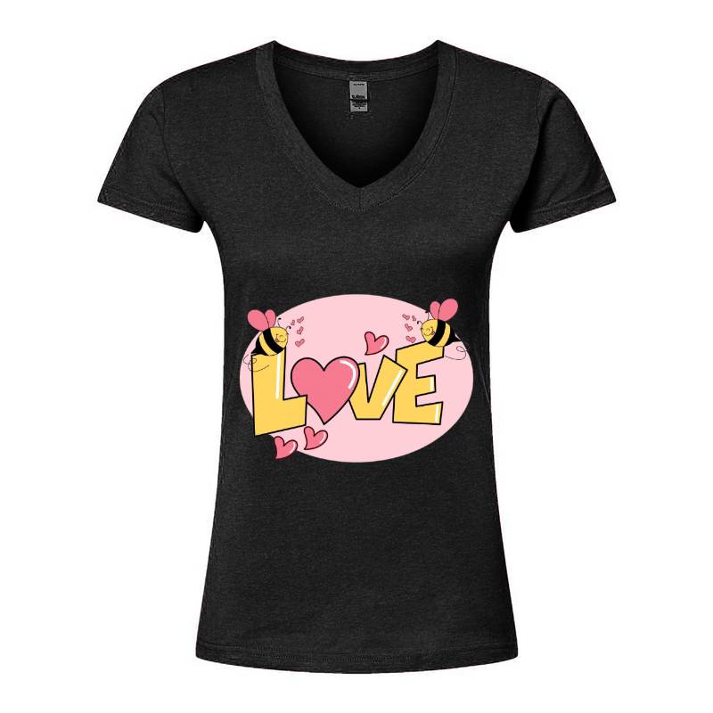 Valentine's Day V-Neck T-Shirt