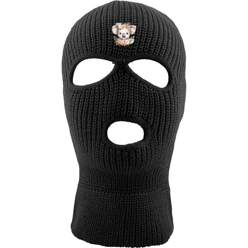Koala with flower Three hole mask