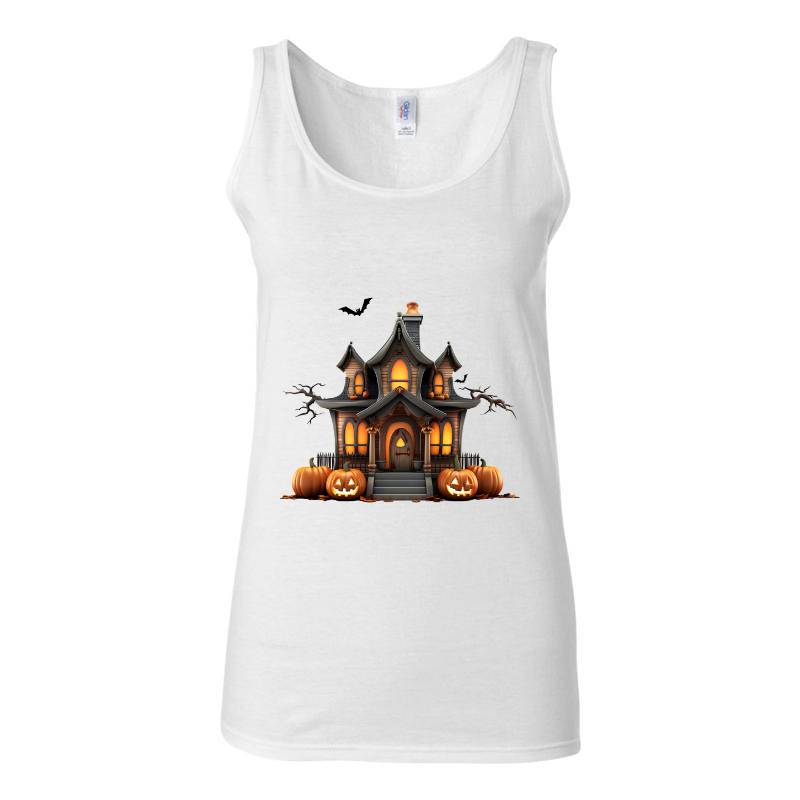 Halloween Pumpkin Tank Top T-Shirt