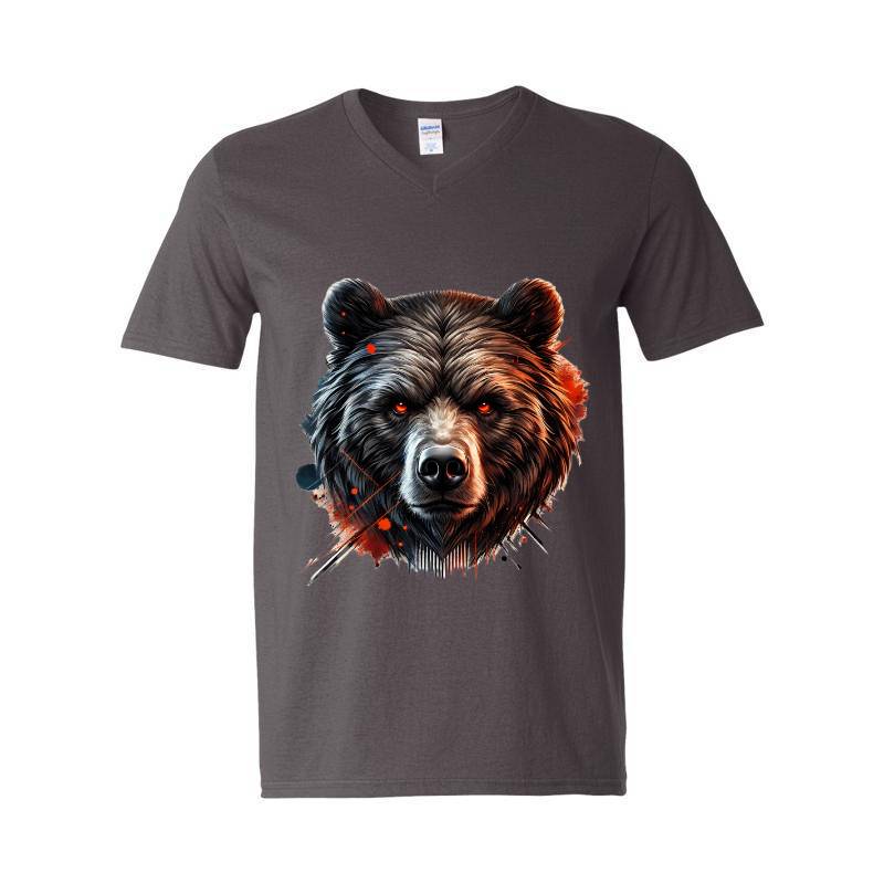 Bear V-Neck T-Shirt